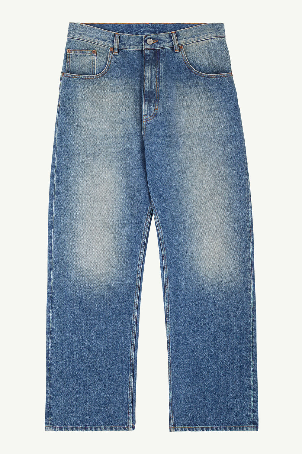 Straight-leg jeans