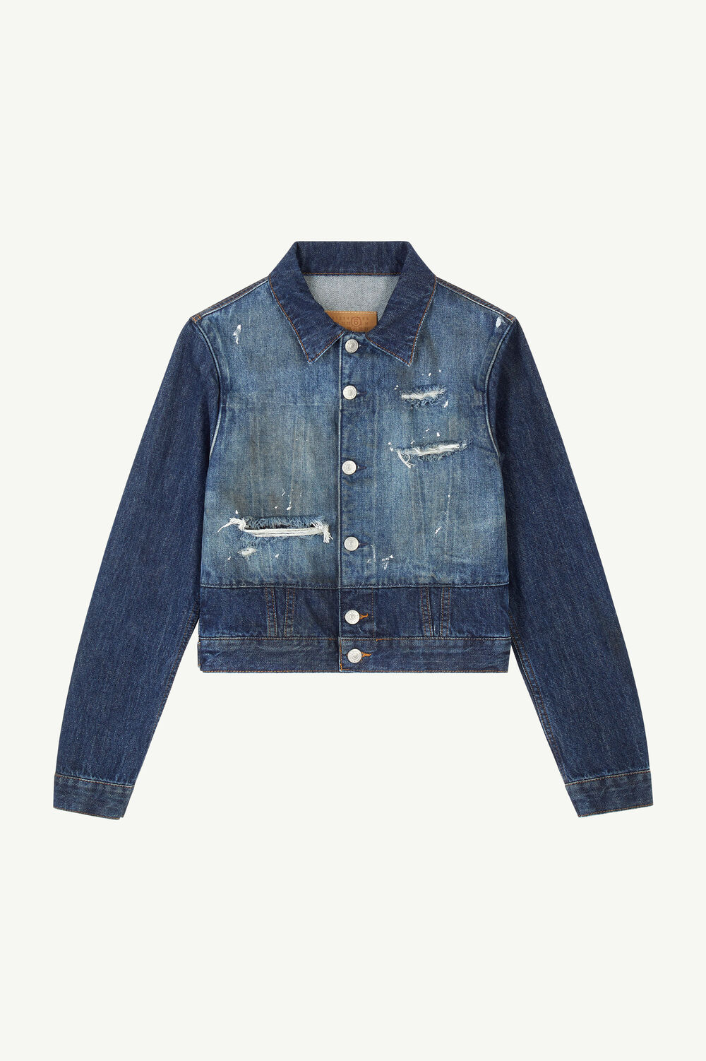 Cropped denim jacket