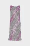 Argent&eacute; - Robe midi en maille Foil