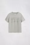 Light Grey - Wax Treatment Cotton T-Shirt