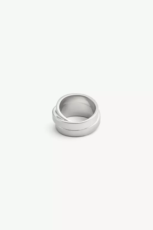 Triple Logo Numeric Signature Ring - Rings
