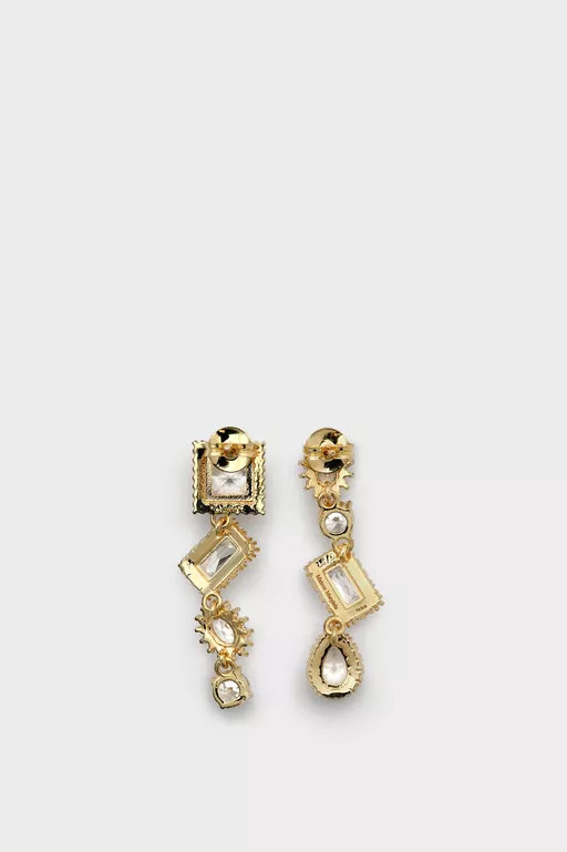 Cluster Drop Earrings - Earrings