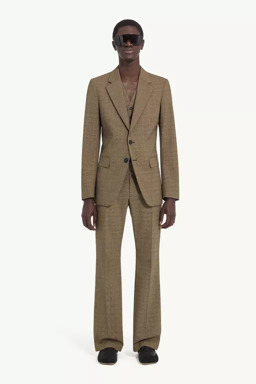 Check Suit Jacket - Jackets