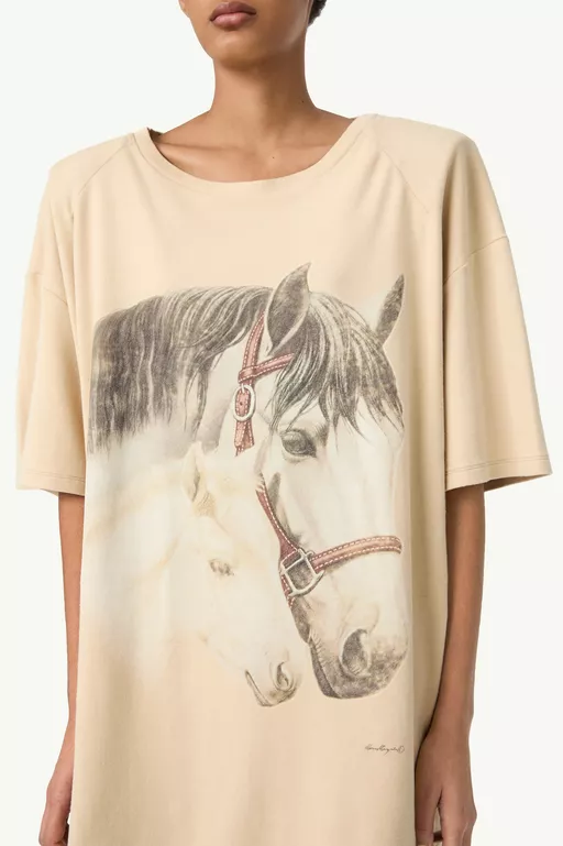 Horse portrait t-shirt - T-shirts
