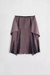 Bordeaux - Fusion Paisley Midi Skirt