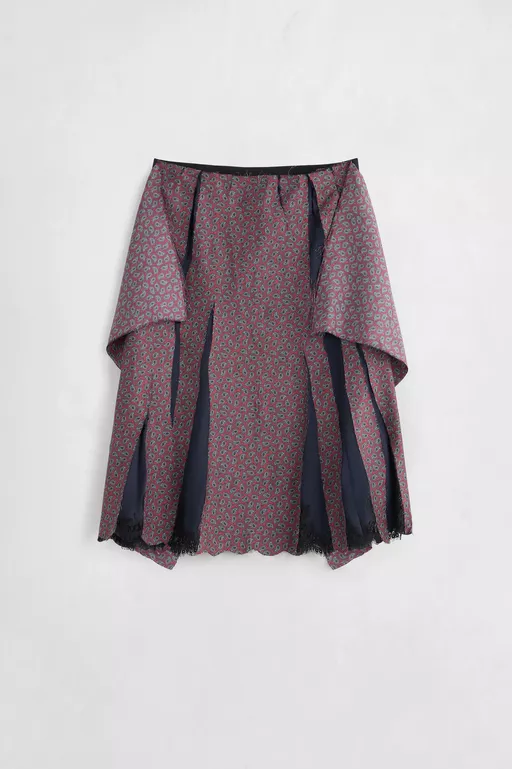 Fusion Paisley Midi Skirt