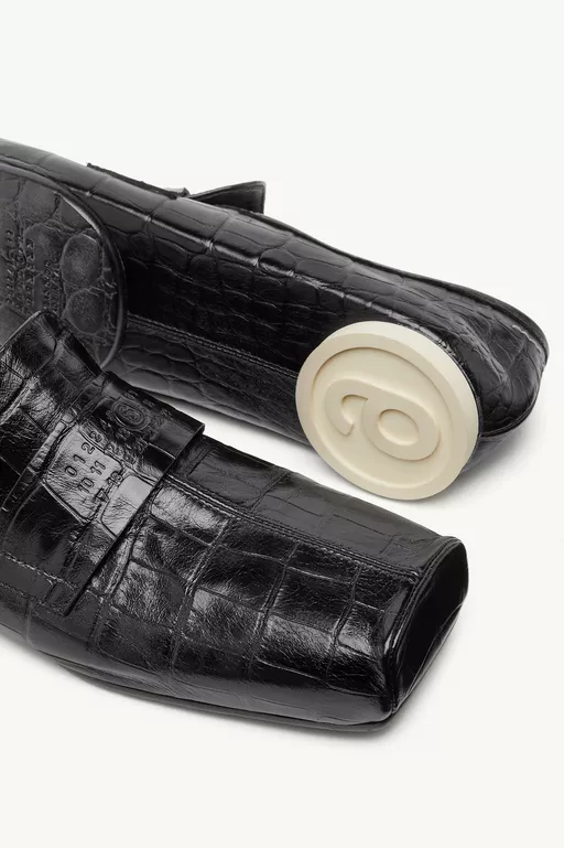 Numeric croc-effect loafers - Moccasins