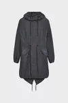 Grey and off white - Hooded Parka Coat