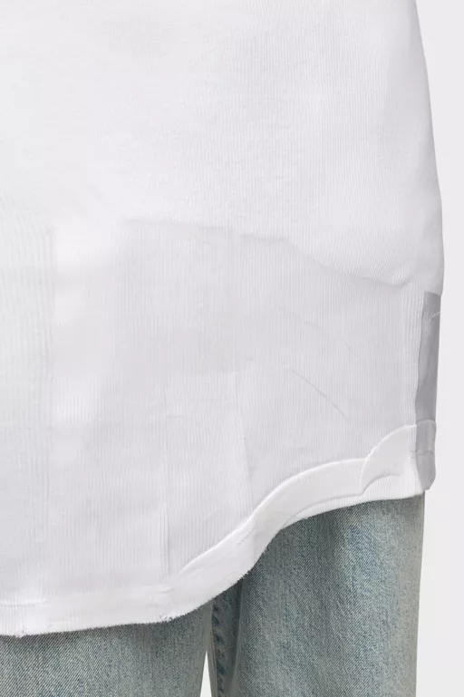 Taped Rib Mini Dress - Mini Dress