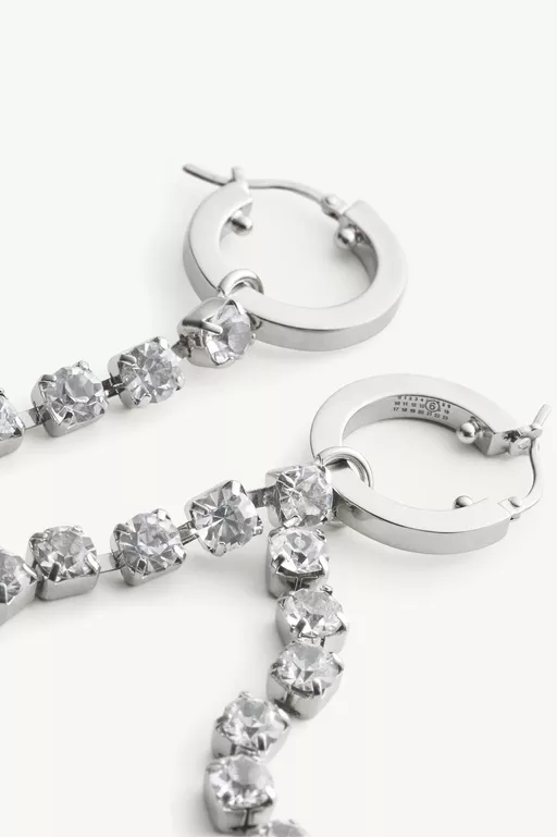 Rhinestone drop earrings - Earrings