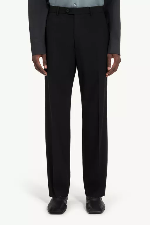 Tailored wool-blend trousers - Pants
