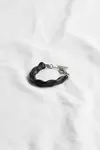 Noir - Bracelet  &agrave; maillons fins Link