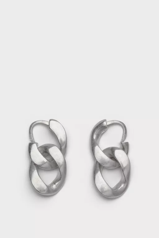Silver Maillons Earrings - Earrings
