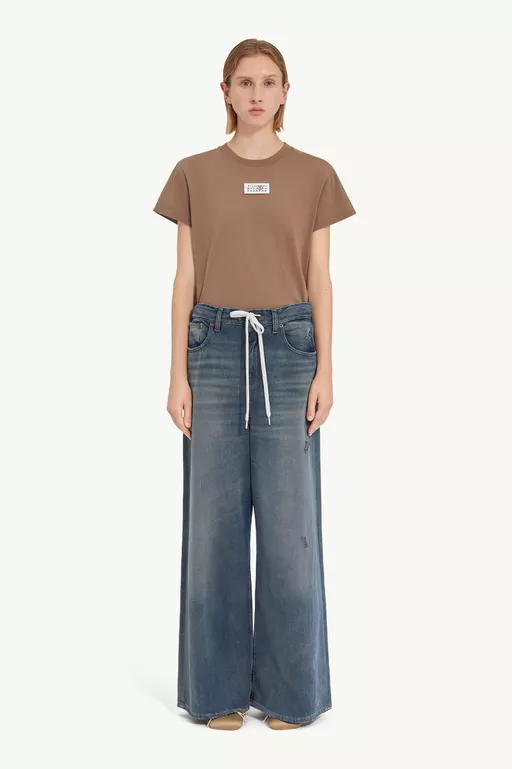 Drawstring jeans - Denim