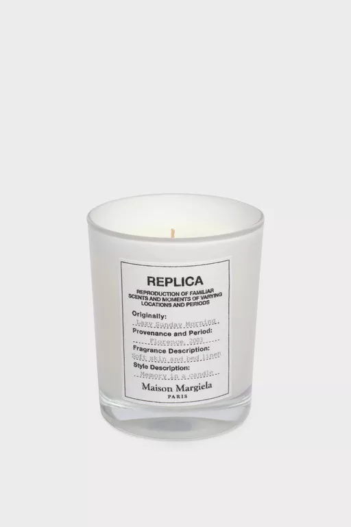 Replica Lazy Sunday Morning candle