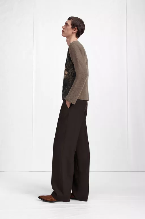 Pullover aus Schurwolle mit Schottenkaro - Set