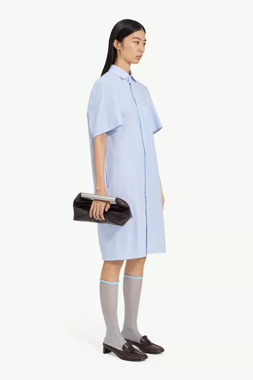 Poplin Shirt Dress - Dresses