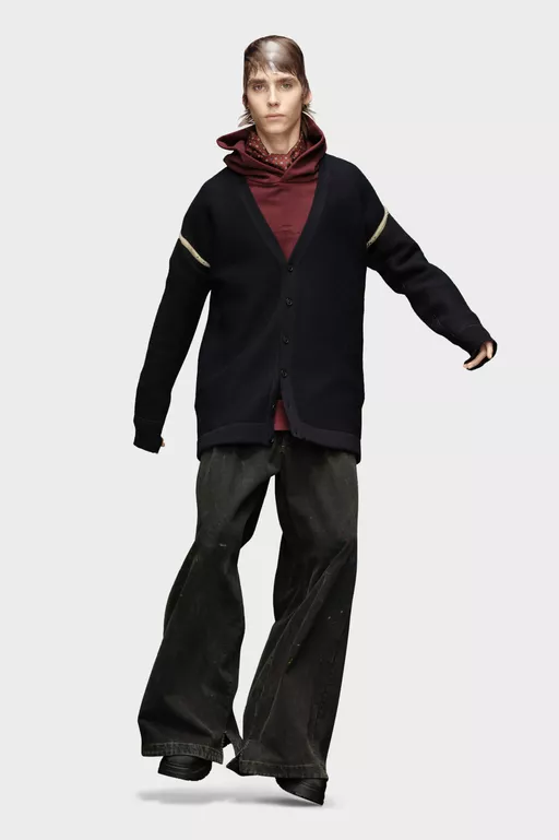 Elbow patch cardigan - Knitwear