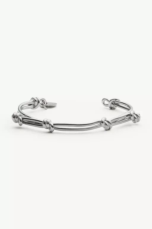 Burnished cuff bracelet