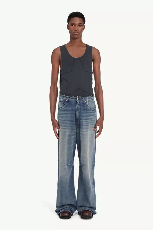 Wide-leg jeans - Denim