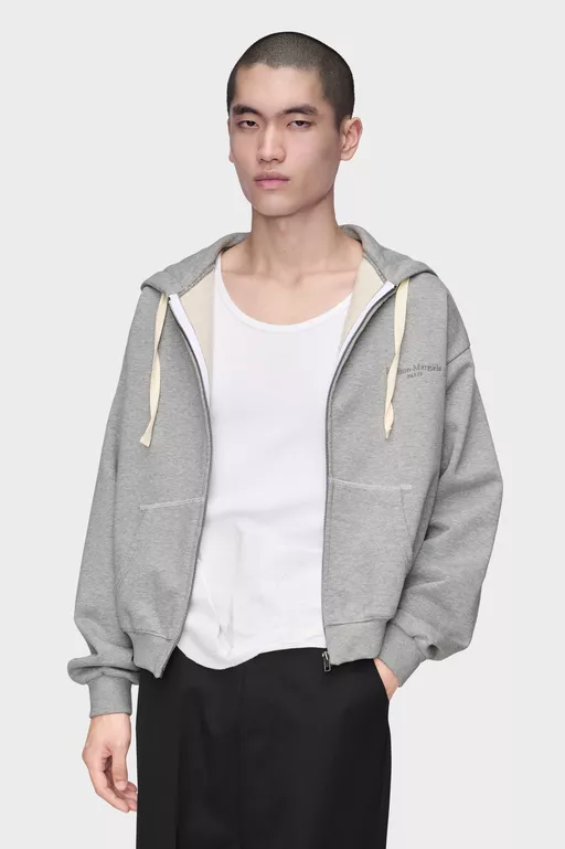 Felpa con cappuccio e zip - Felpe
