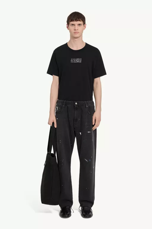 Straight-leg jeans