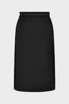 Charcoal - Reversed Midi Skirt