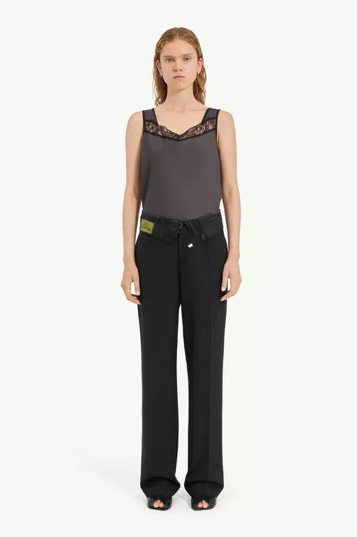 Reverse waistband trousers - Pants