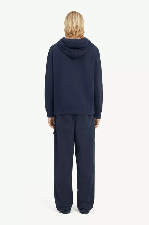 Sweat-shirt &agrave; capuche en coton non bross&eacute; - Sweat-shirts
