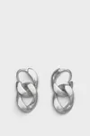 Polished palladio - Silver Maillons Earrings