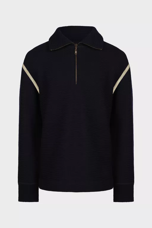 Elbow patch sweater