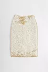 White - Boucle Midi Skirt