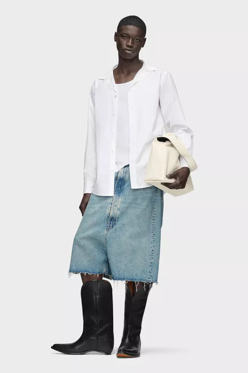 Taped Cotton Shirt - Shirts