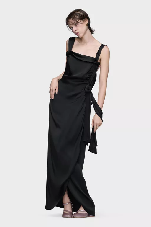 Silk satin maxi dress - Maxi Dress