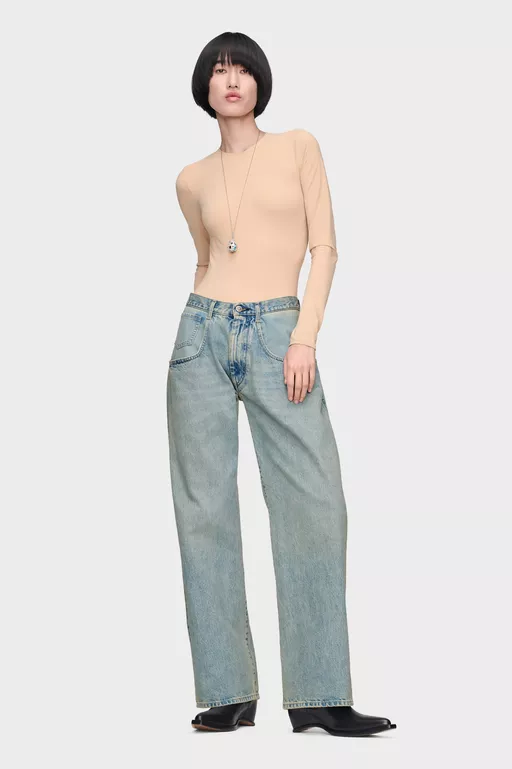 Straight-Leg Jeans - Denim