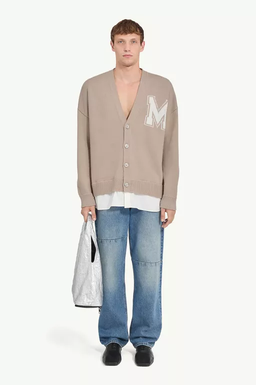 Two-in-one knit cardigan - Overalls