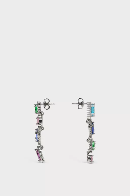 Cluster Drop Earrings - Earrings