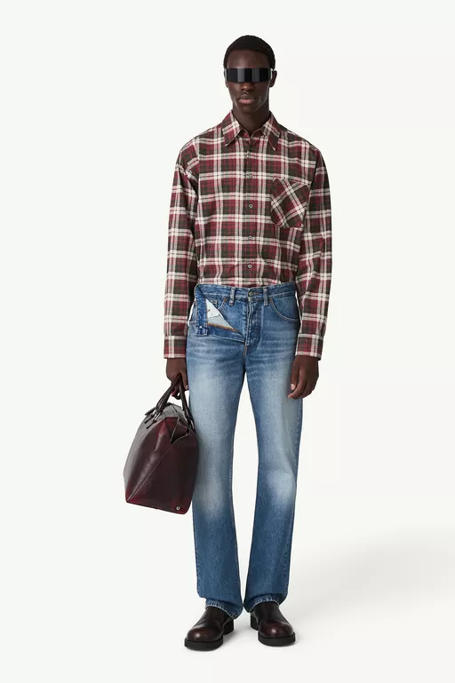 Straight-leg denim jeans - Denim