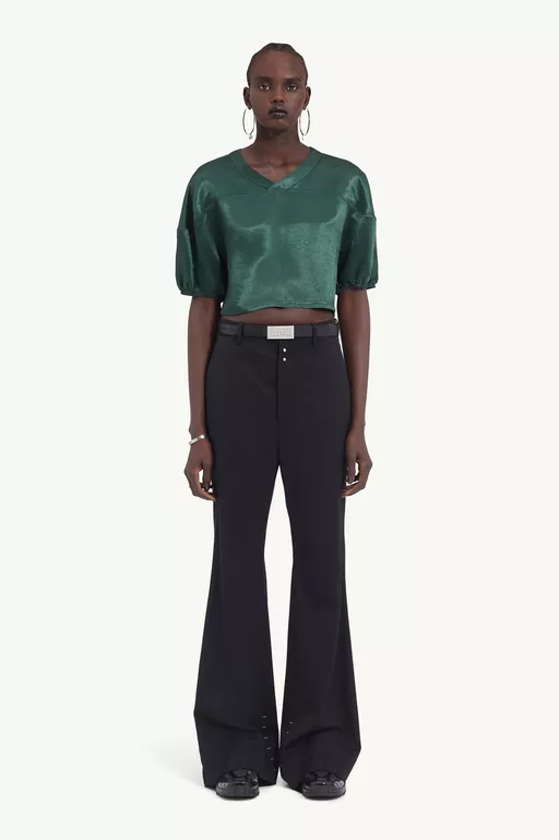 High-waist trousers - Pants