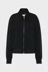 Black - Wool caban