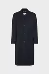 Dark Blue - Wool coat