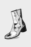 Silver - Tabi broken mirror boots