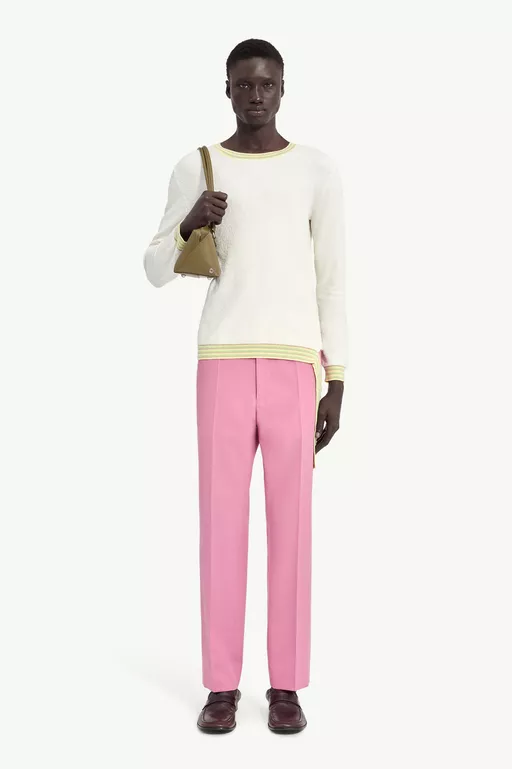 Boucl&eacute; Long-Sleeve Knit - Knitwear