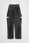 Black - Cut-out jeans