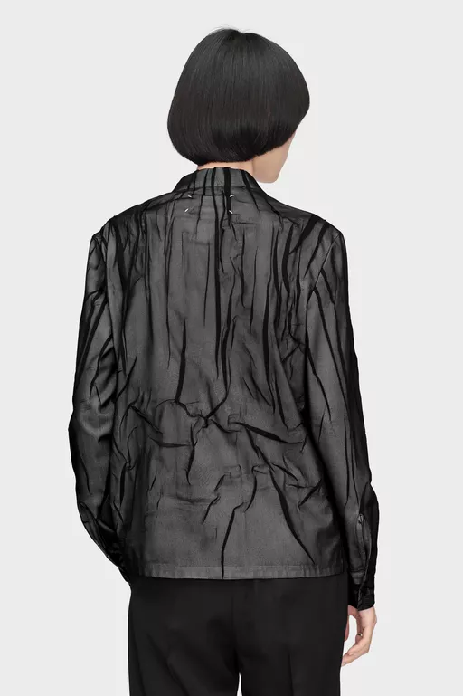 Camisa de manga larga Bonded Crease - Camisas