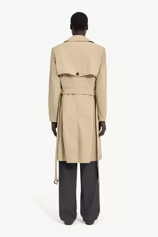 Zweireihiger Trenchcoat mit G&uuml;rtel - Regenm&auml;ntel
