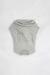 Sage green - Twisted Back Cotton Top