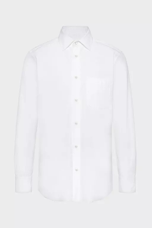 Cotton Long-Sleeve Shirt - Shirts