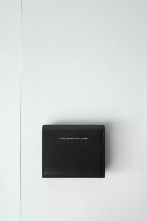 Leather tri-fold wallet - Wallets