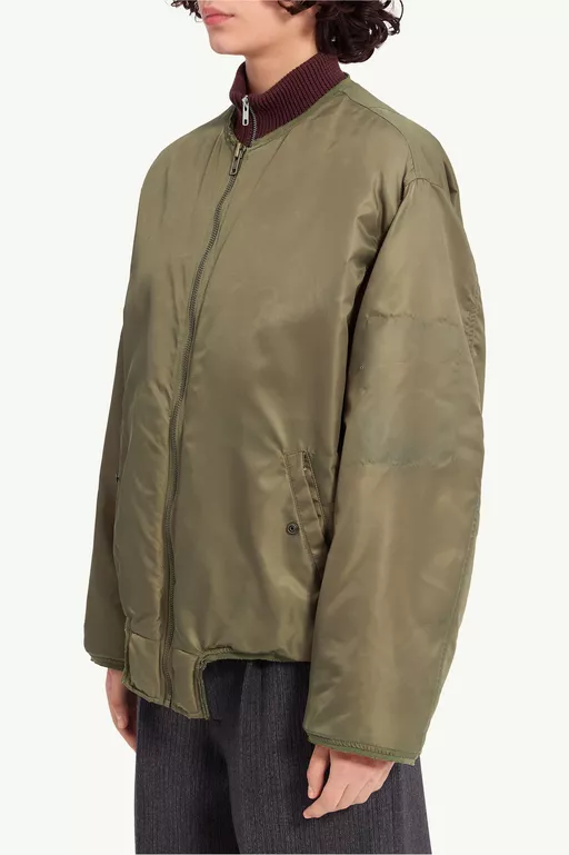 Nylon jacket with contrast lining - Jackets